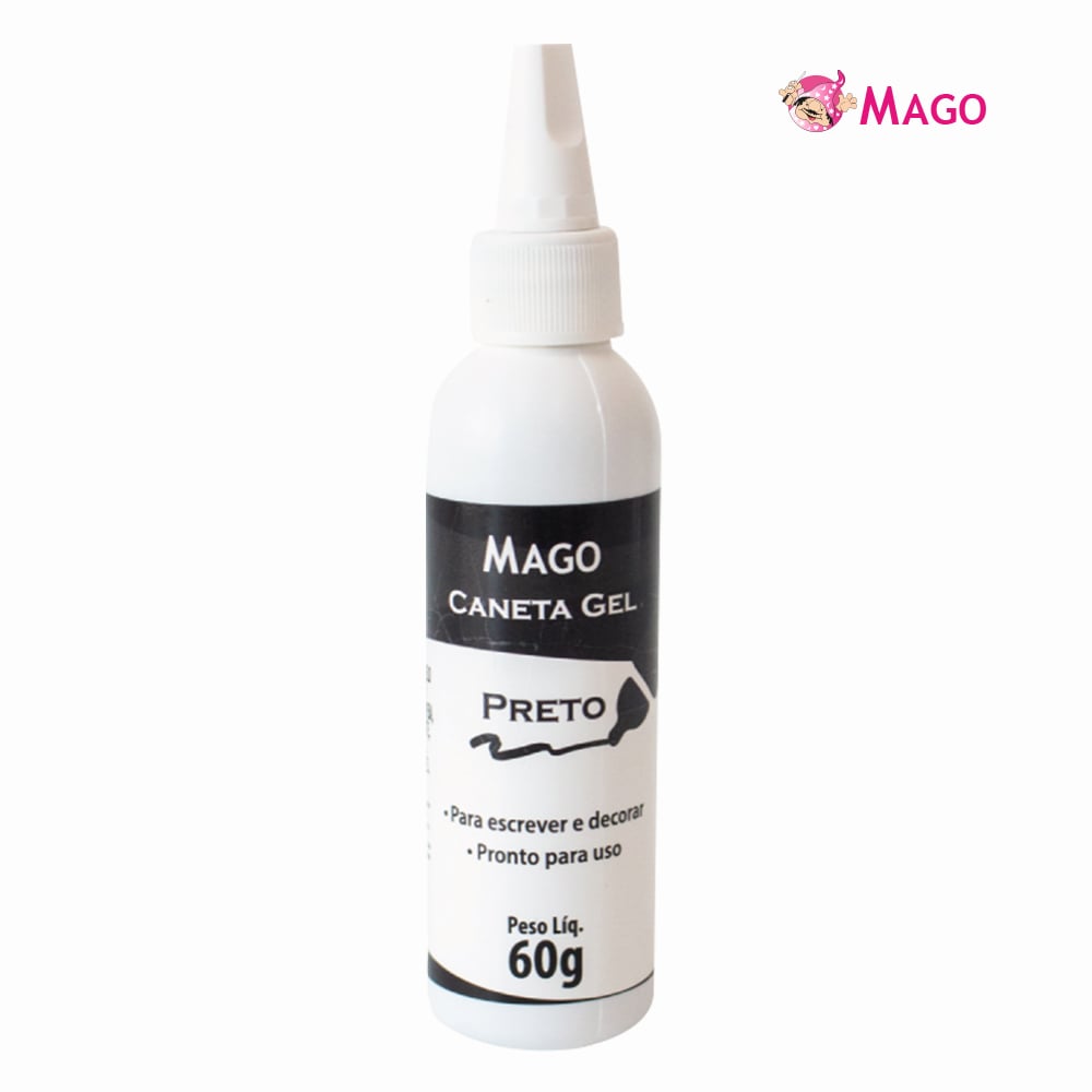 CANETA GEL MAGO 60G PRETA