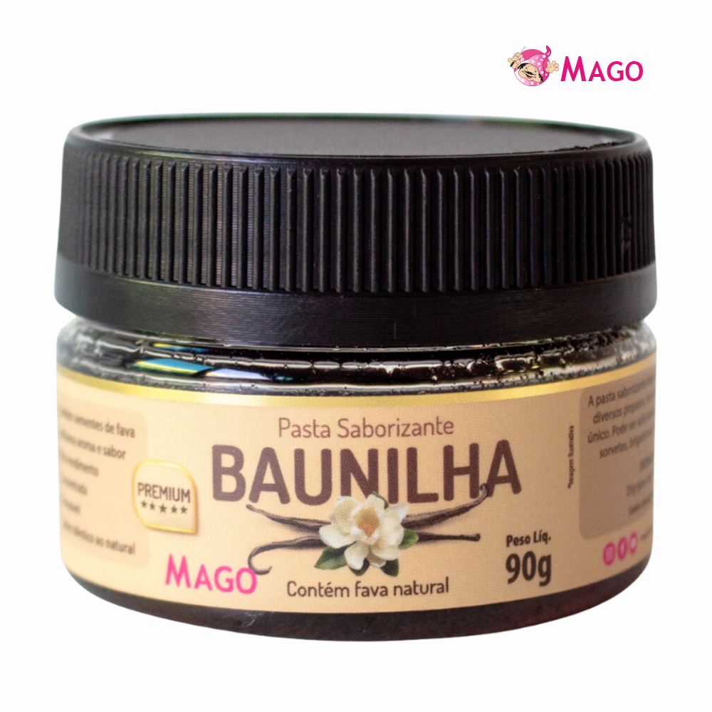 PASTA SABORIZANTE MAGO 90G BAUNILHA PREMIUM