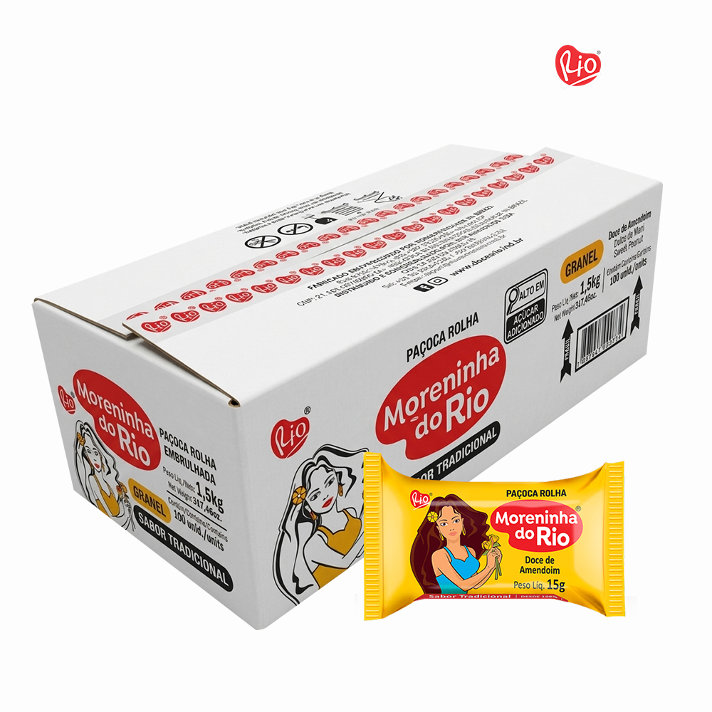 PACOCA RIO ROLHA A GRANEL 1,5KG C/100 UNIDADES