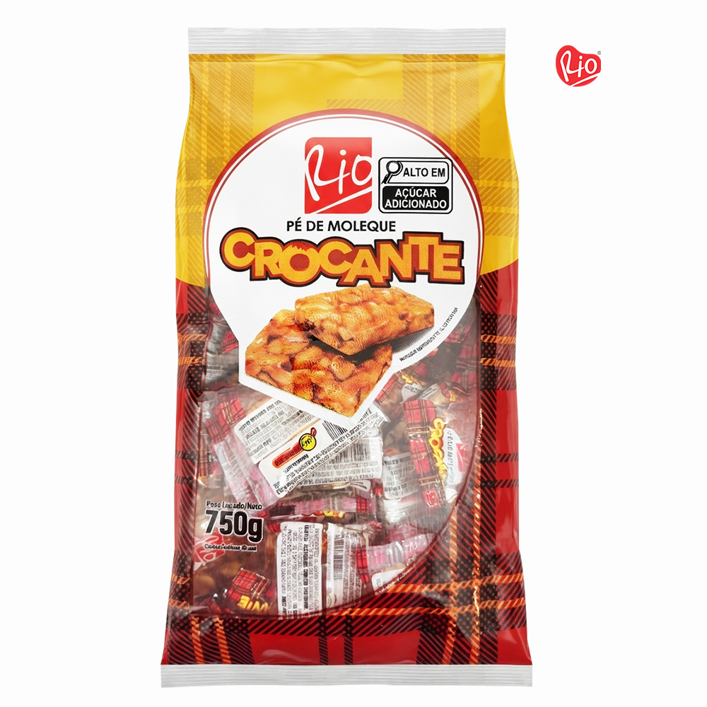 DOCE CROCANTE RIO 750G - PACOTE C/50 UNIDADES