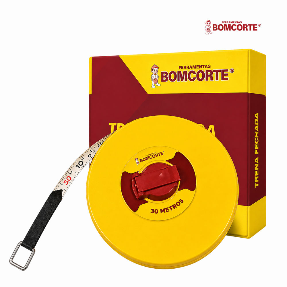 TRENA BOMCORTE FIBRA FECHADA 13MMX30M PROFISSIONAL