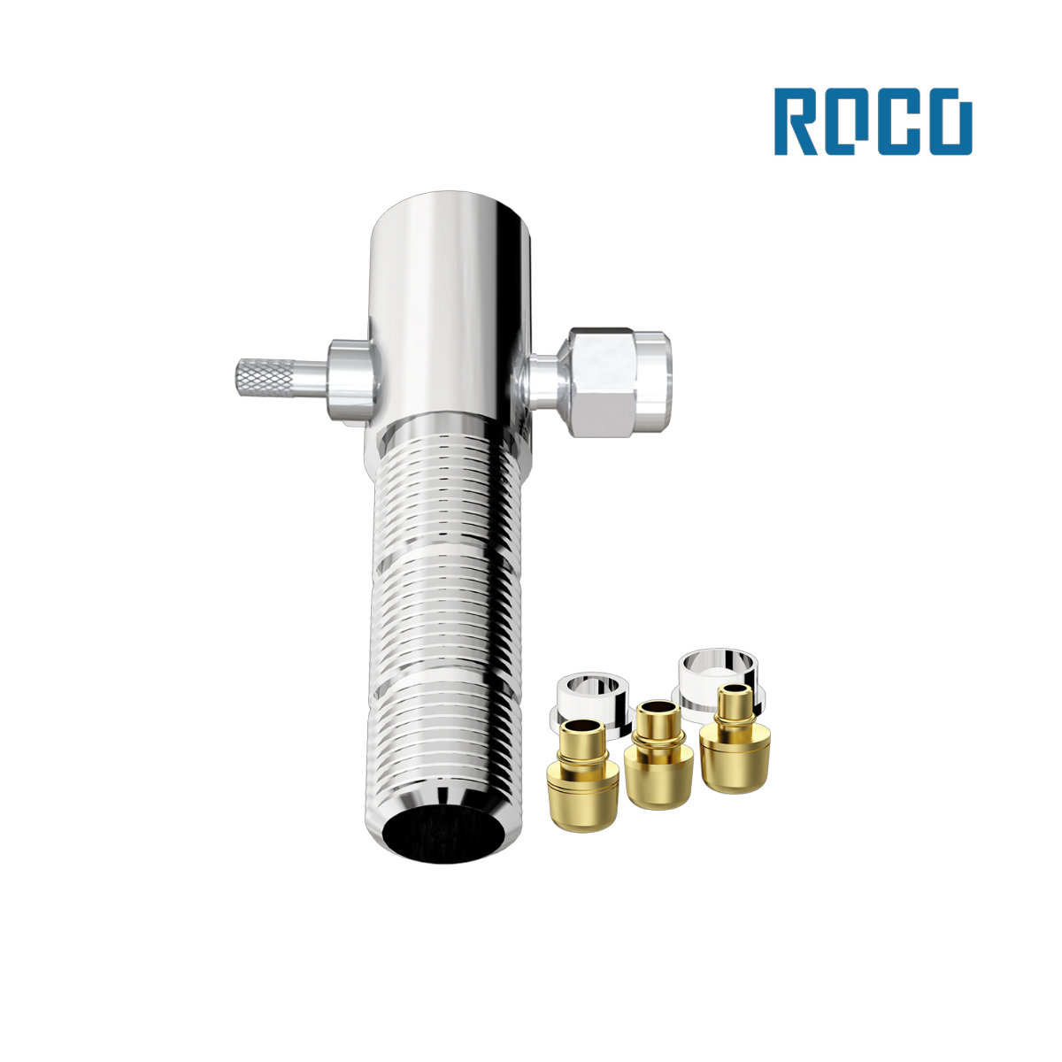 ADAPTADOR ROCO P/FILTROS DE BANCADA 1/2” C/REGULADOR CROMADO UNIVERSAL