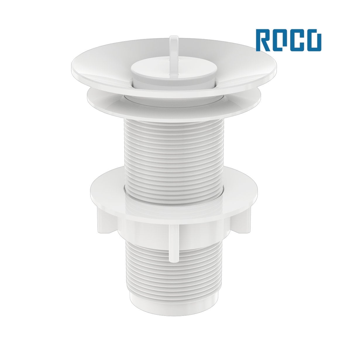 VALVULA ROCO P/TANQUE 1.1/4” PLASTICA BRANCA