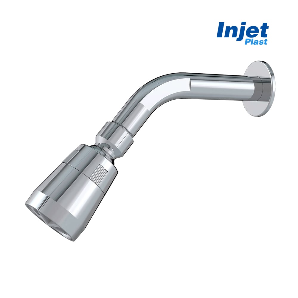 DUCHA INJET QUENTE/FRIA ABS REDONDA LINHA POP CROMADA
