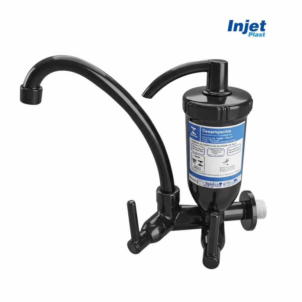 PURIFICADOR INJETPLAST DE AGUA P/PIA 2267 ABS C70 1/4 VOLTA PLASTICO PRETO
