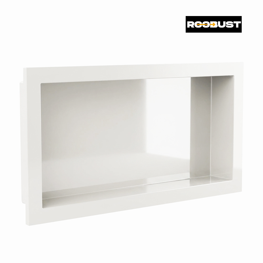 NICHO ROOBUST PLASTICO DE PAREDE P/EMBUTIR 30X60 BRANCO