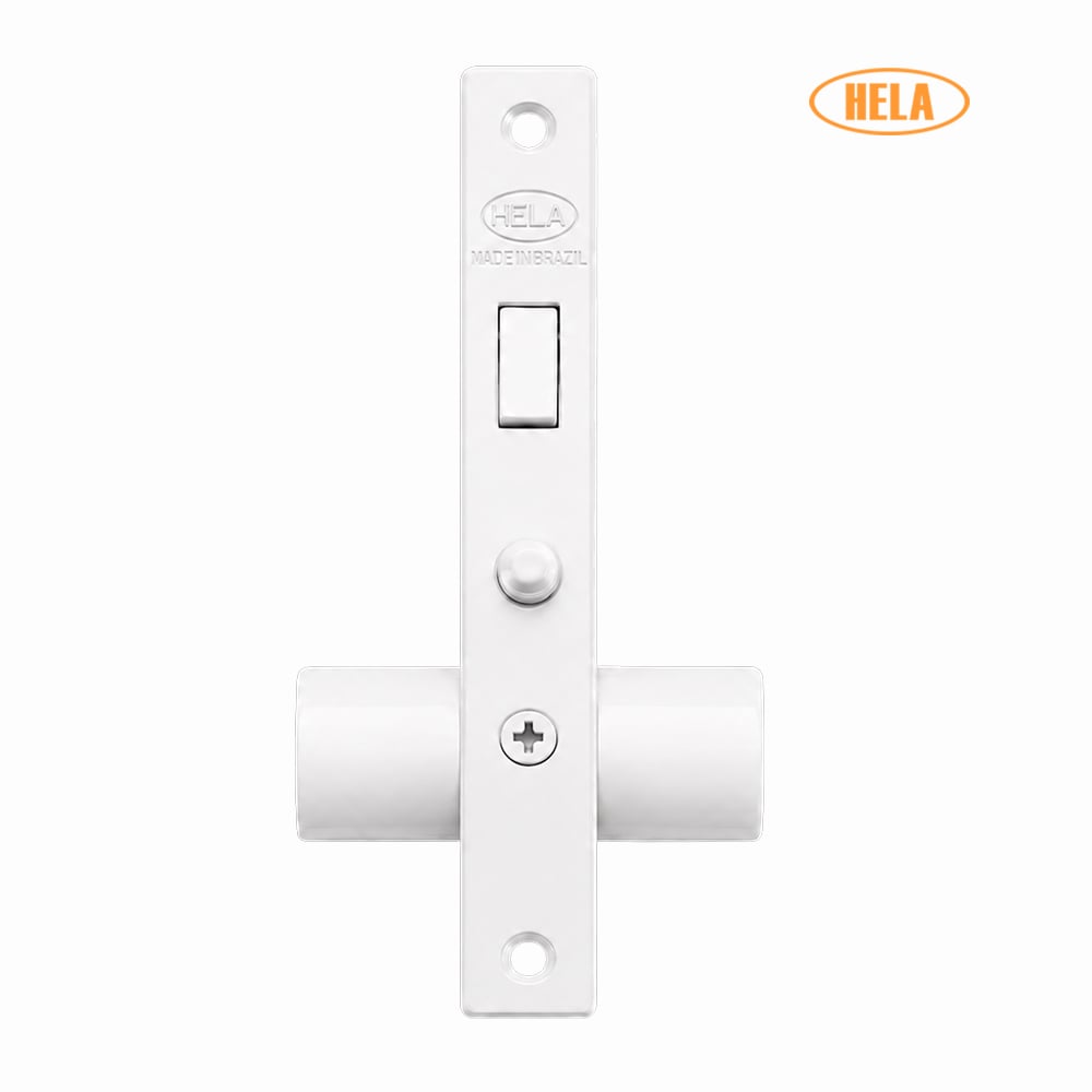 FECHADURA HELA PORTA CORRER BRANCA C60MM 18MM