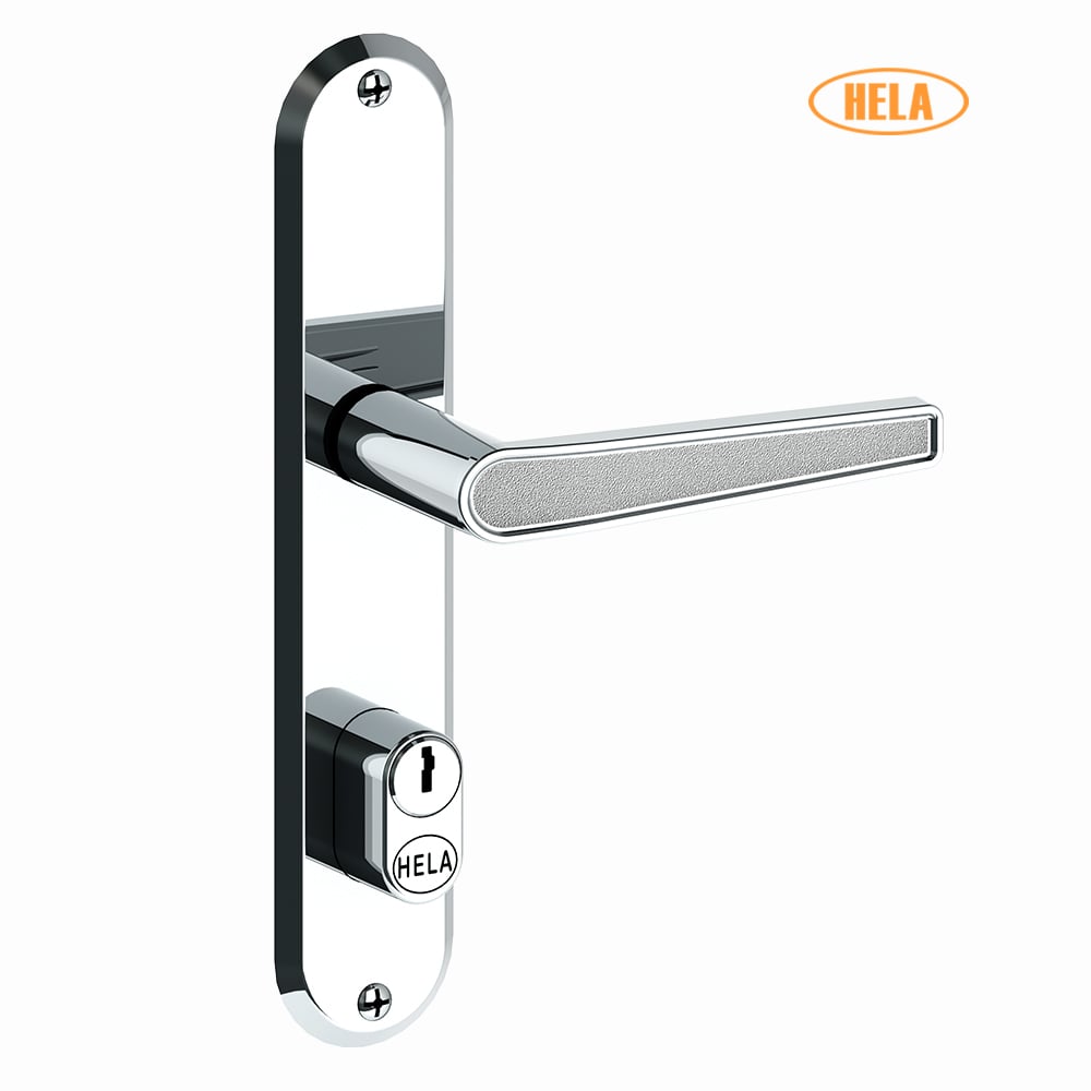 FECHADURA HELA 2018/09 CROMADA EXTERNA PARIS RETA