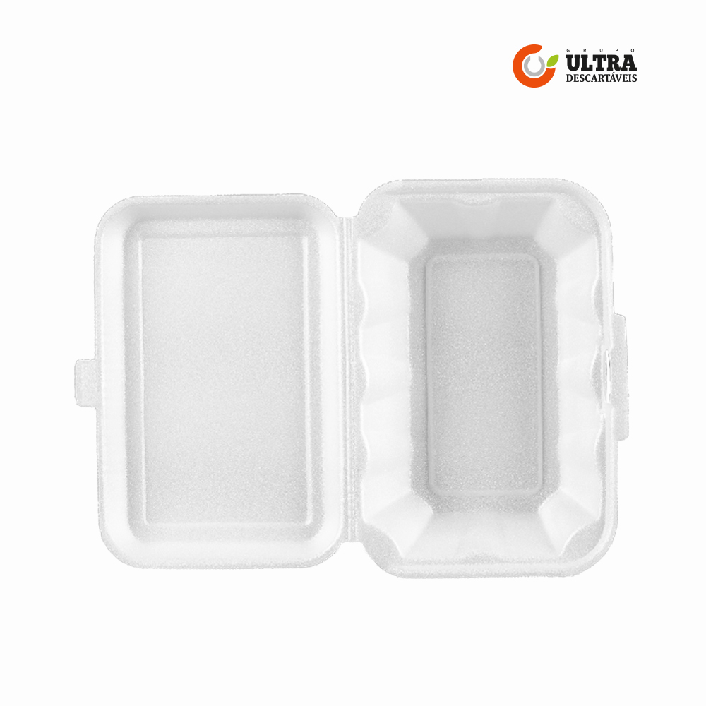 HAMBURGUEIRA ULTRATHERM EPS H03 240X165X55MM BRANCA - FARDO C/200 UNIDADES