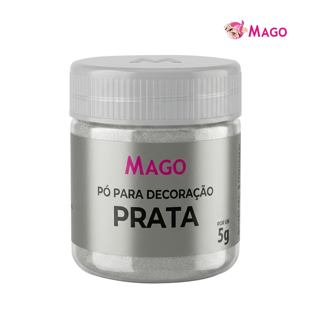 PO DECORATIVO MAGO 5GR PRATA