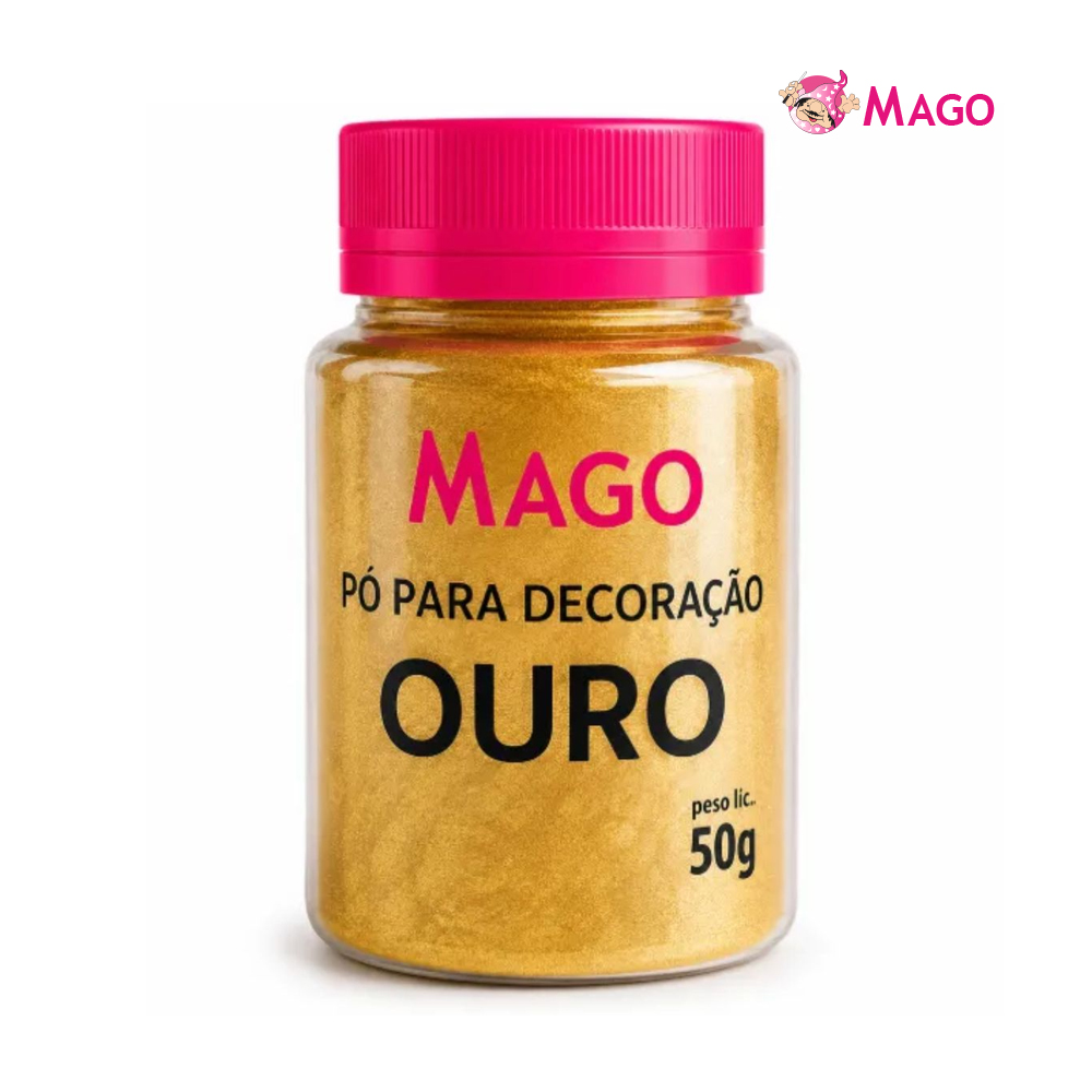 PO DECORATIVO MAGO 50GR OURO