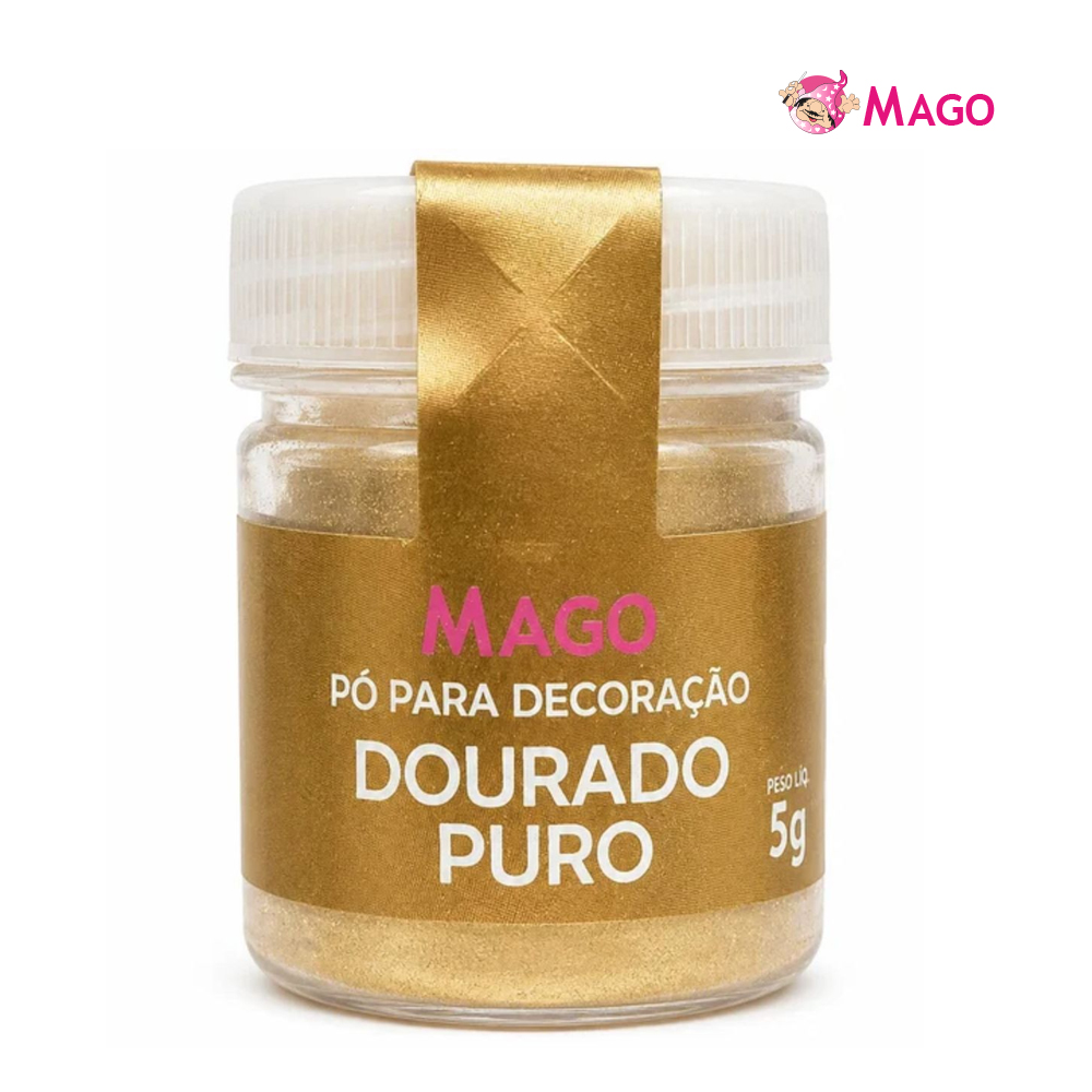 PO DECORATIVO MAGO 5GR DOURADO PURO