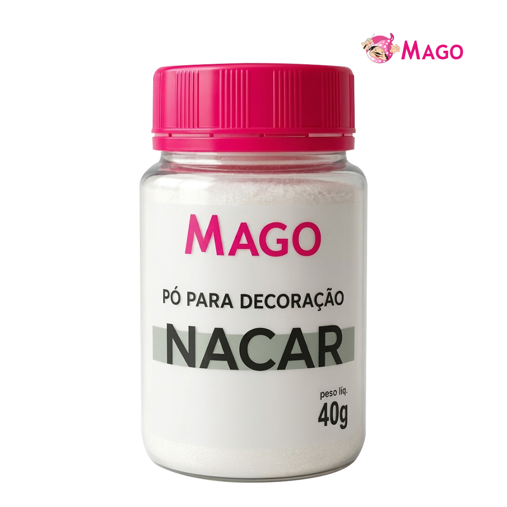 PO DECORATIVO MAGO 40GR NACAR