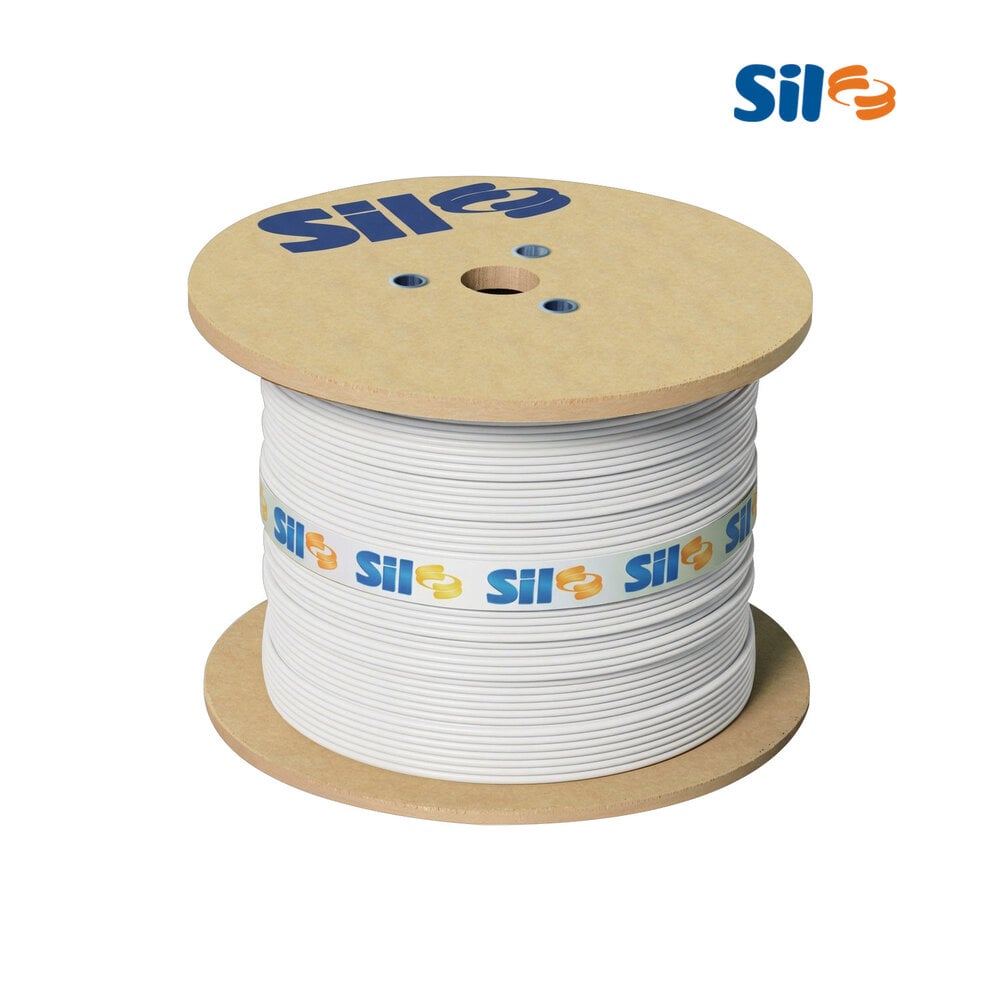 CABO SIL FLEX 6MM 750V CARRETEL BRANCO C/600 METROS