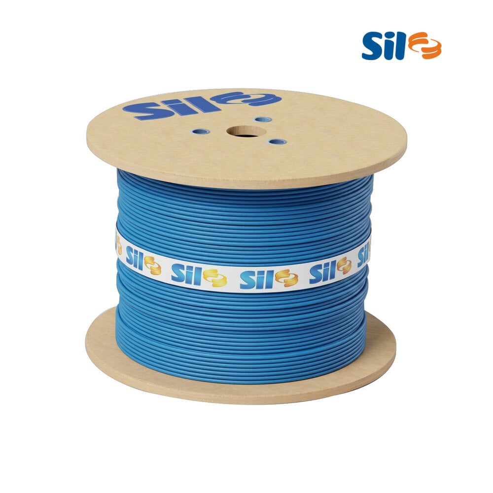 CABO SIL FLEX 6MM 750V CARRETEL AZUL C/600 METROS