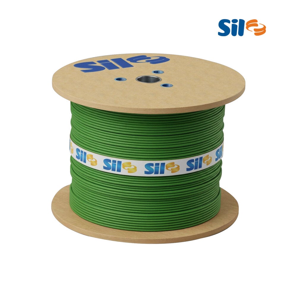 CABO SIL FLEX 6MM 750V CARRETEL VERDE C/600 METROS