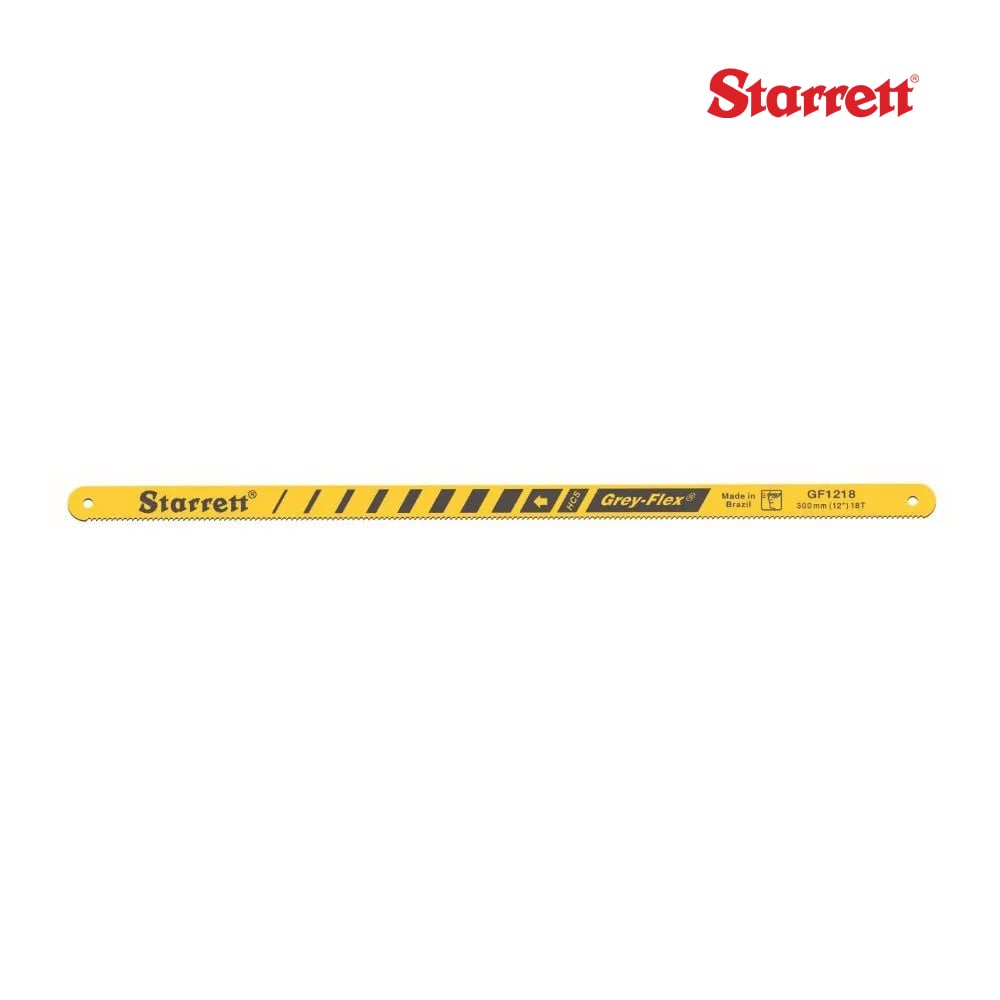 LAMINA STARRETT GREYFLEX HCS 18D 12” UND