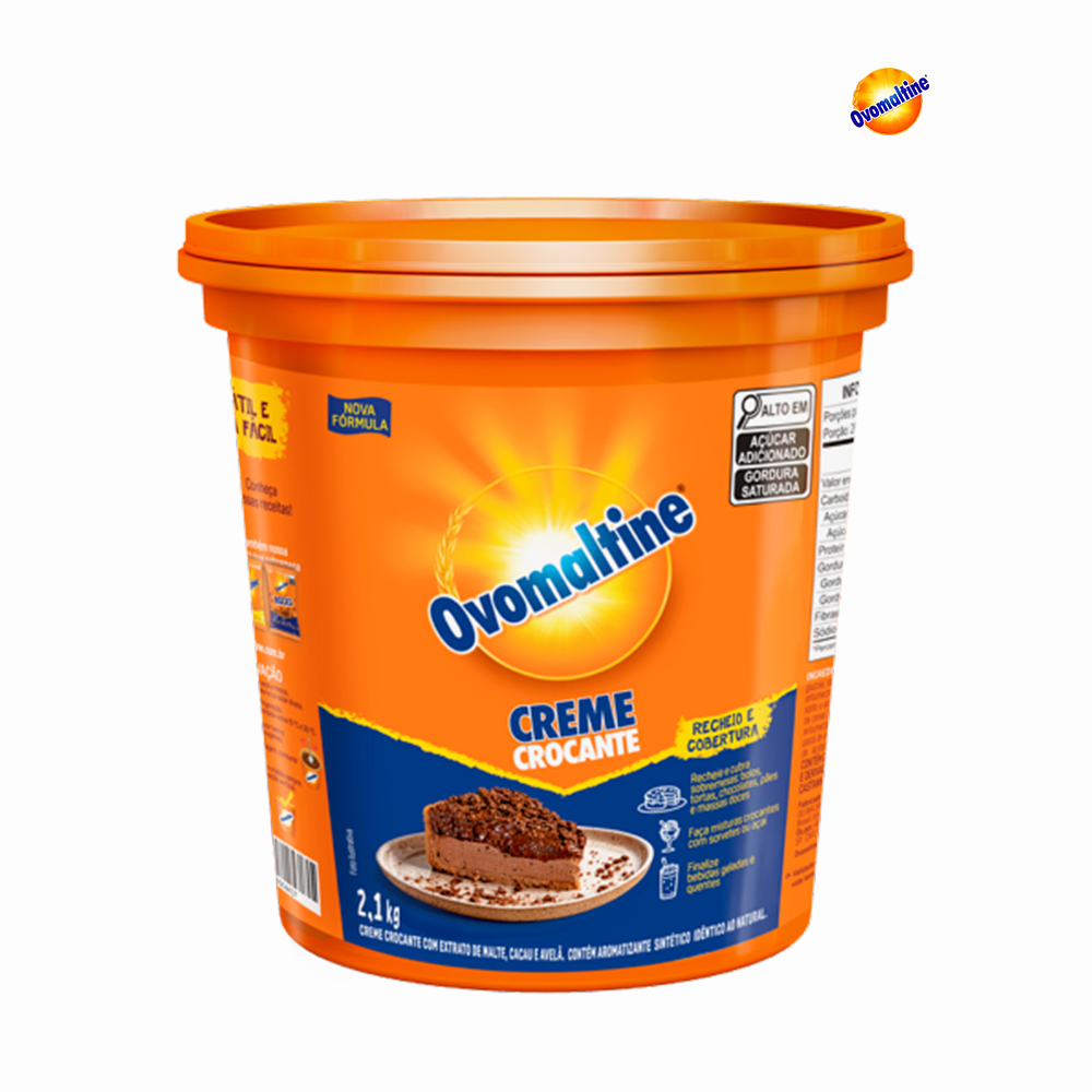 RECHEIO OVOMALTINE CREME CROCANTE 2100GR