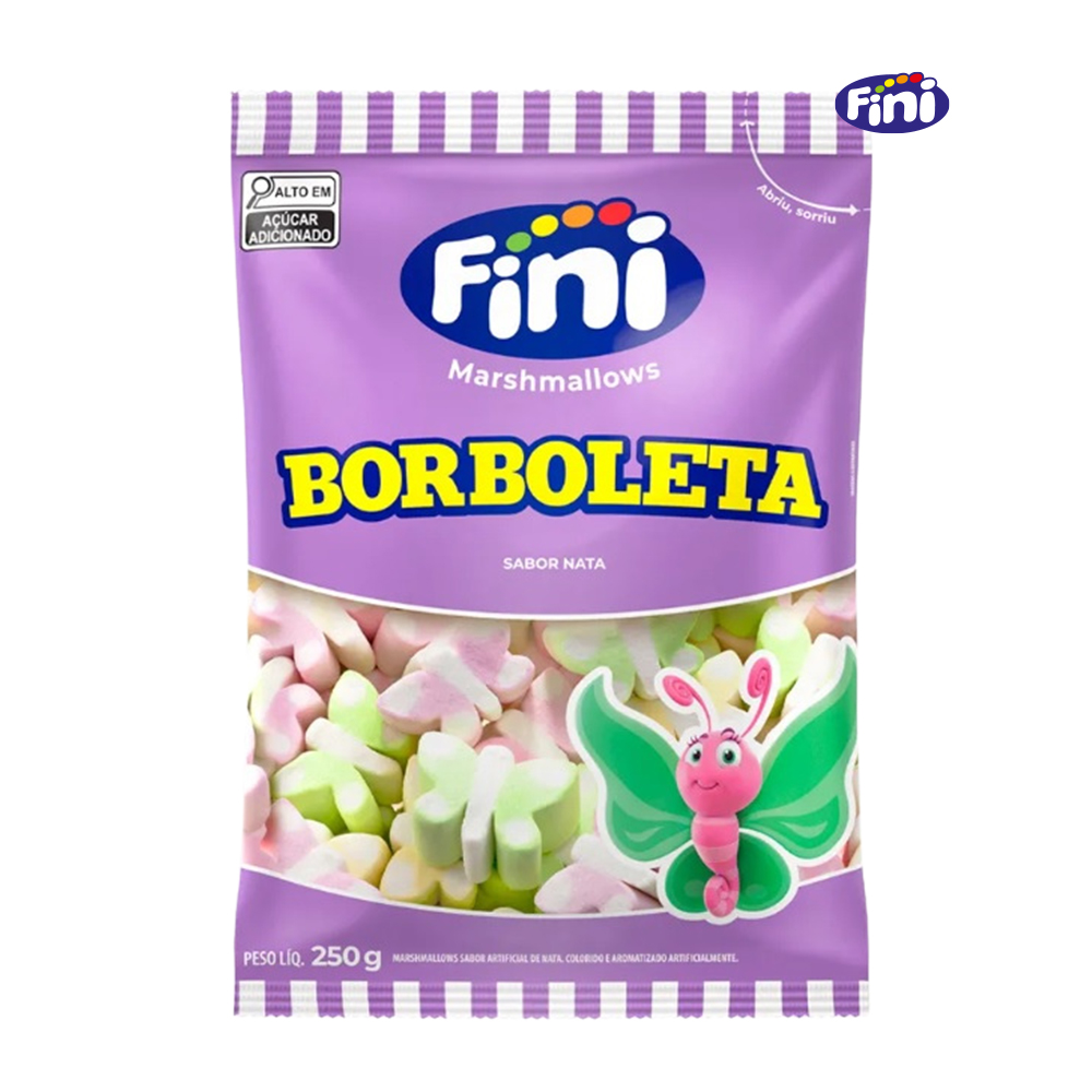 MAXMALLOWS FINI BORBOLETA NATA 250GR