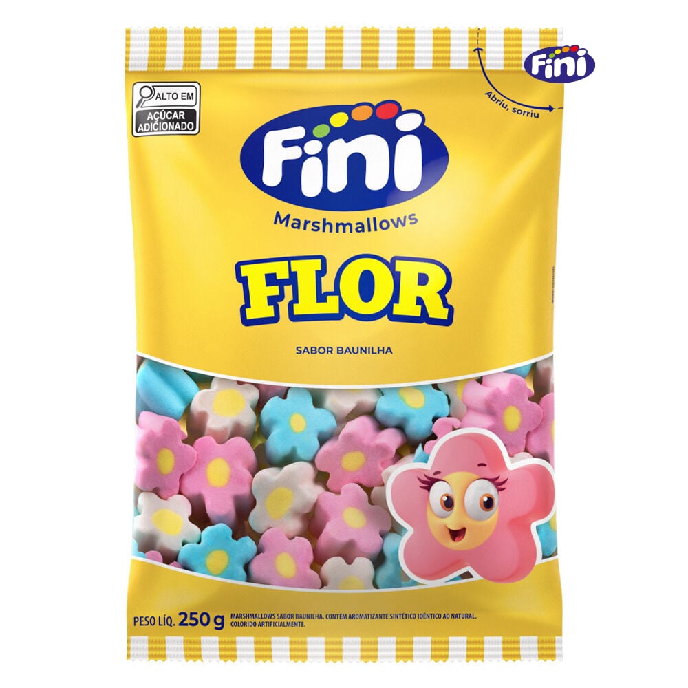 MAXMALLOWS FINI FLOR BAUNILHA 250GR
