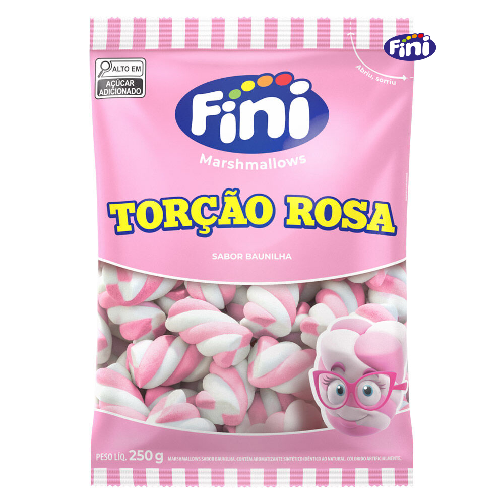 MAXMALLOWS FINI TORCAO ROSA BAUNILHA 250GR