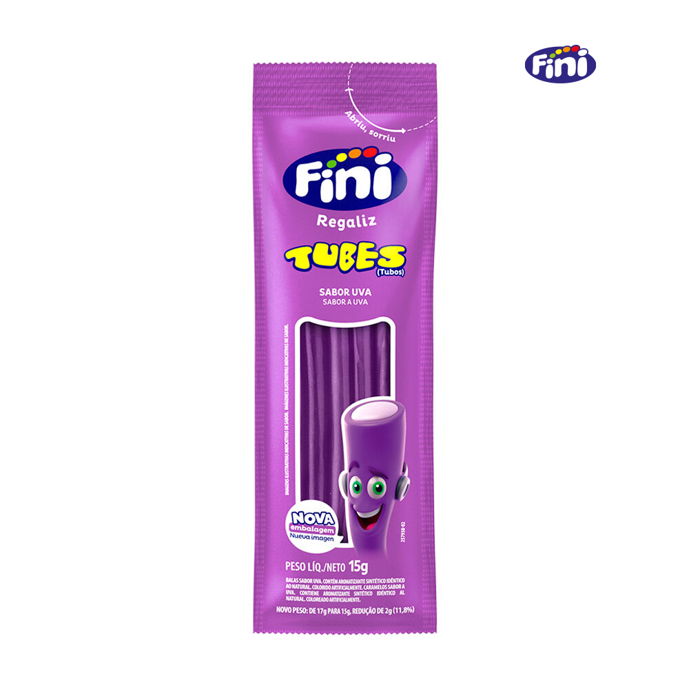 CANUDINHO FINI UVA 15G - DISPLAY C/12 UNIDADES