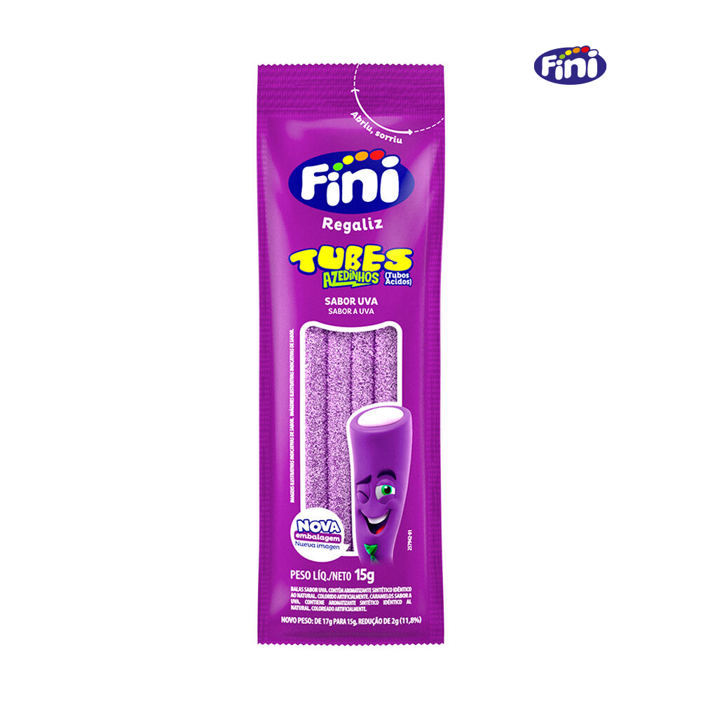 CANUDINHO FINI UVA AZEDINHO 15G - DISPLAY C/12 UNIDADES