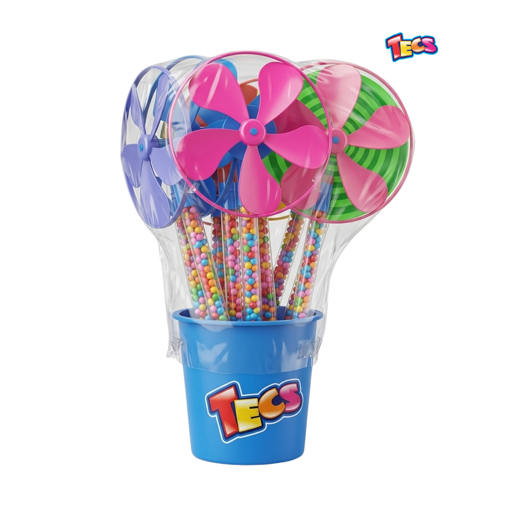CONFEITO TECS POTE GIRATECS 15G C/12 UNIDADES