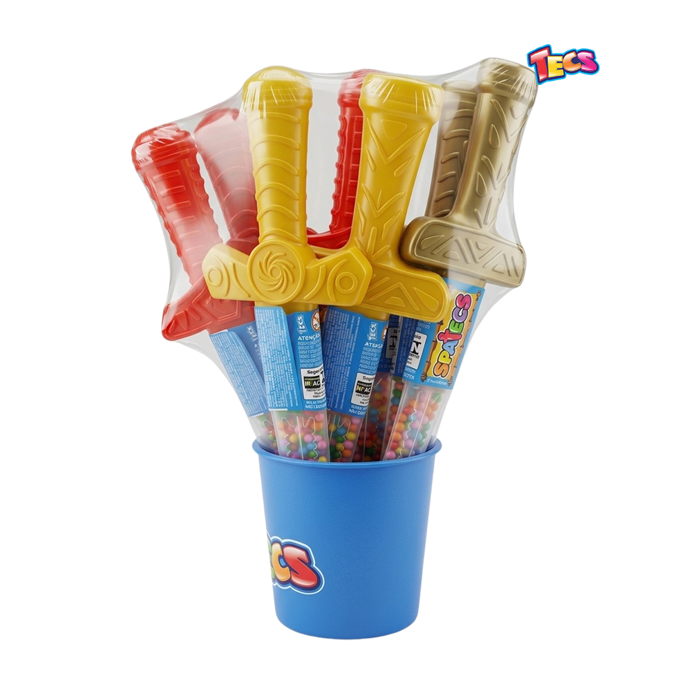 CONFEITO TECS POTE SPATECS 20G C/12 UNIDADES