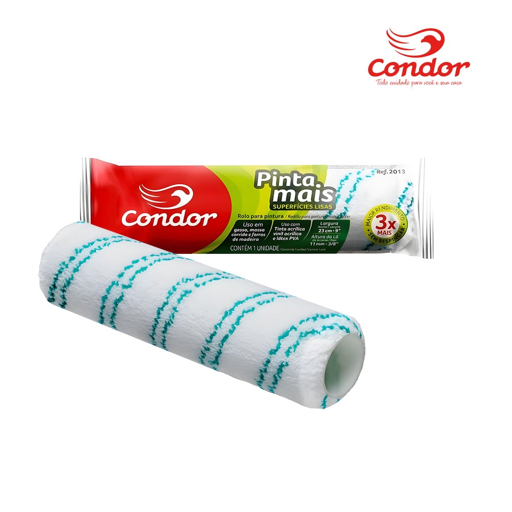 ROLO CONDOR LA MICROFIBRA 23CM 2013 SEM CABO