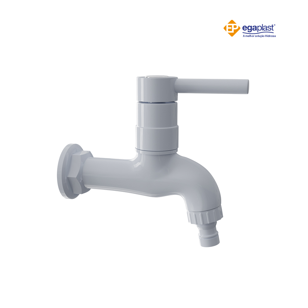 TORNEIRA EGAPLAST PIA/COZINHA PAREDE 1/2 ABS 1/4V C-34 BRANCA
