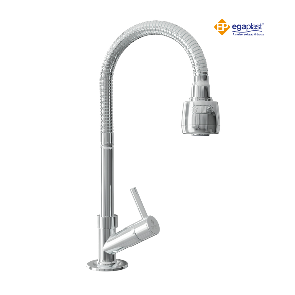 TORNEIRA EGAPLAST GOURMET METAL/ABS MESA 1/4V C-74