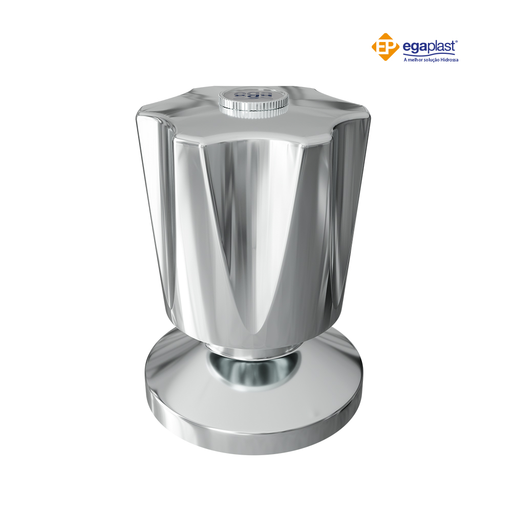 ACABAMENTO EGAPLAST P/REGISTRO METAL MOD C-50 CROMADO