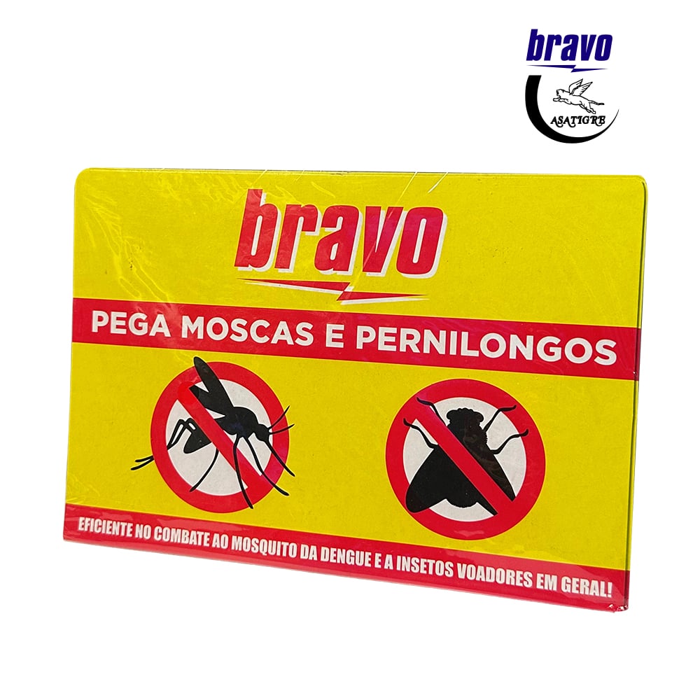 ADESIVO BRAVO COLA MOSCA E PERNILONGOS