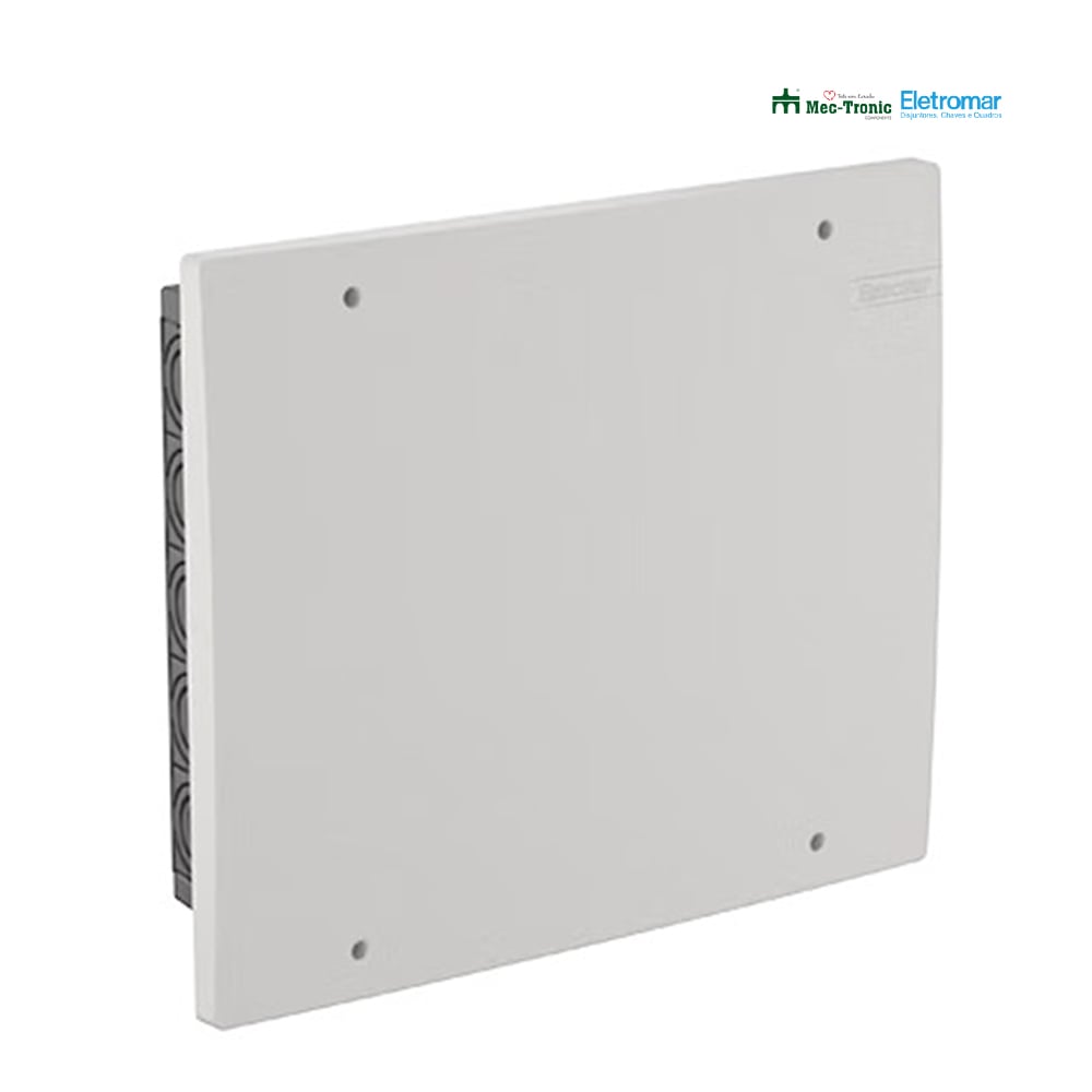 CAIXA ELETROMAR DE PASSAGEM VISION EMBUTIR 31,7X38CM BRANCA