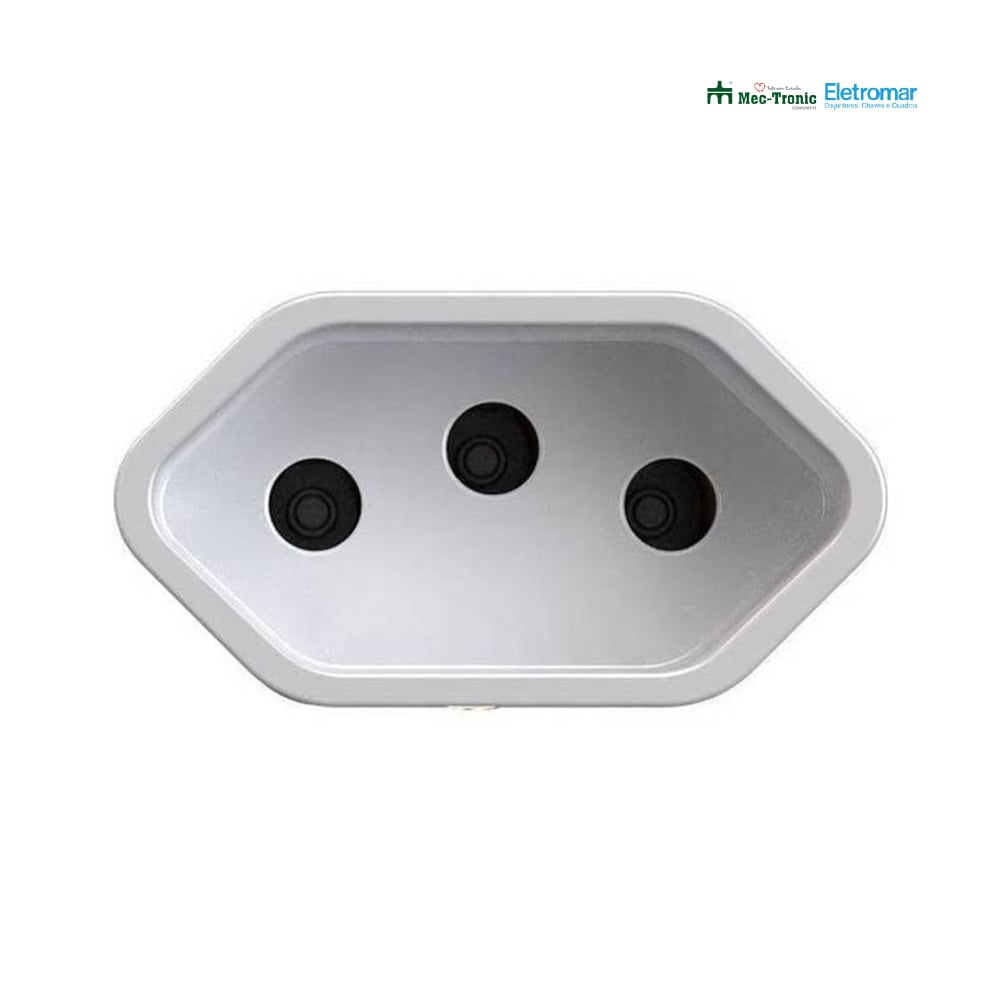ELETROMAR PLUG FEMEA 2P+T 20A 250V BRANCO