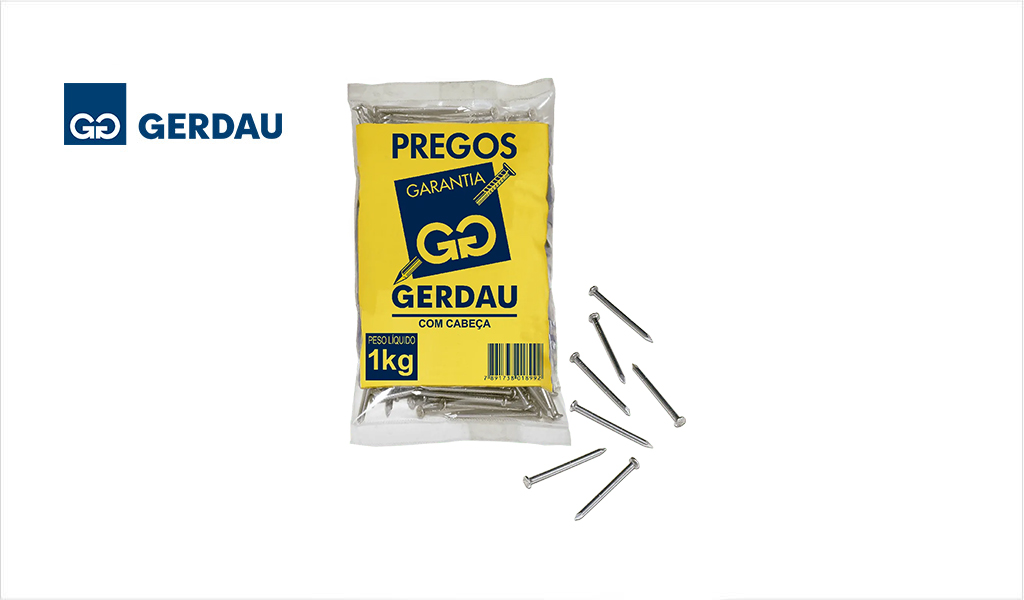 PREGO GERDAU C/CAB 14X21 (2”X14) POL