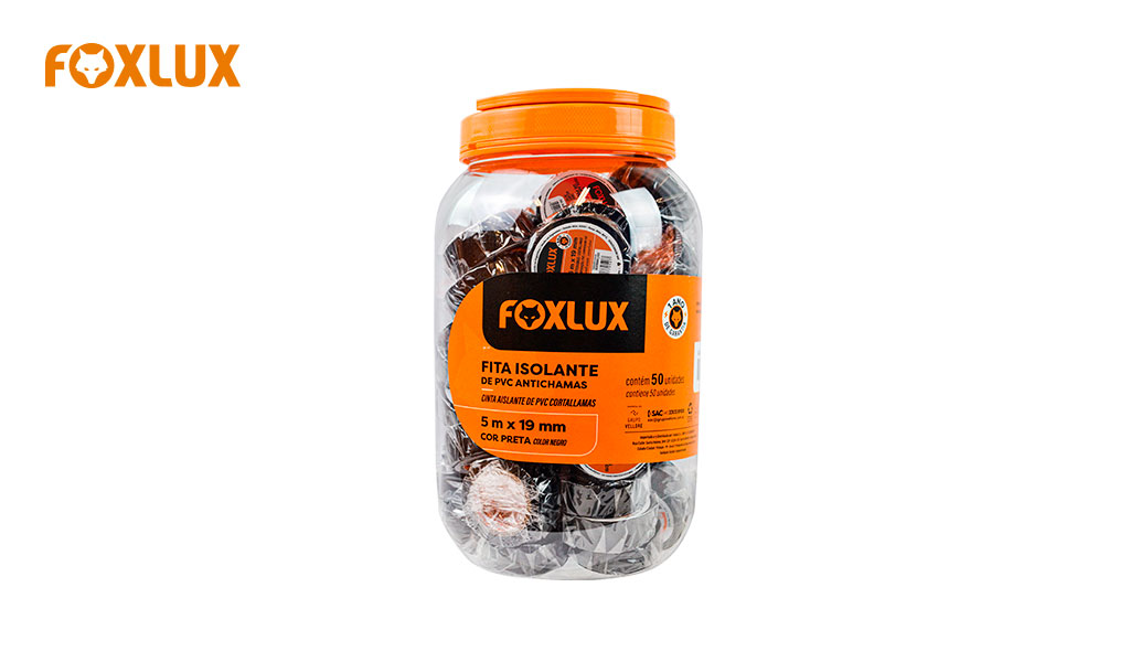 FITA FOXLUX ISOLANTE 19MMX5M PR C/50