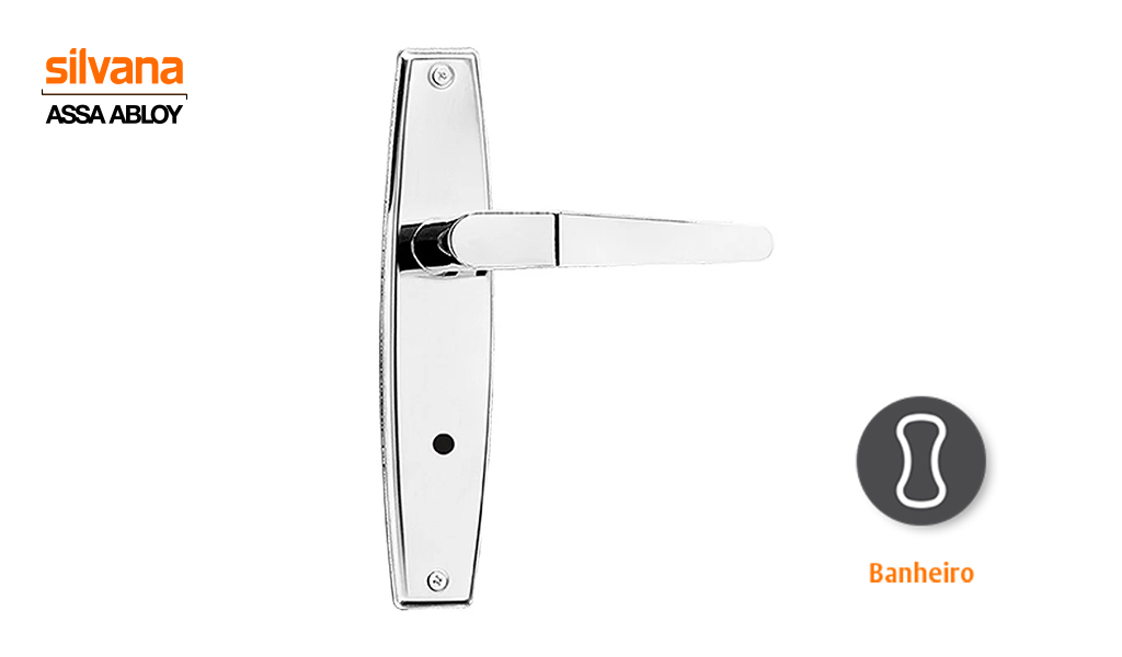 FECHADURA SILVANA ESPE 1000 BANHEIRO OVAL A/A CR