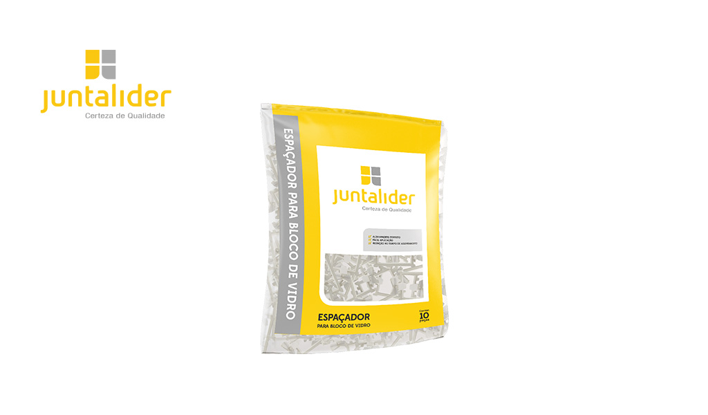 SEPARADOR JUNTALIDER BLOCO DE VIDRO C/10