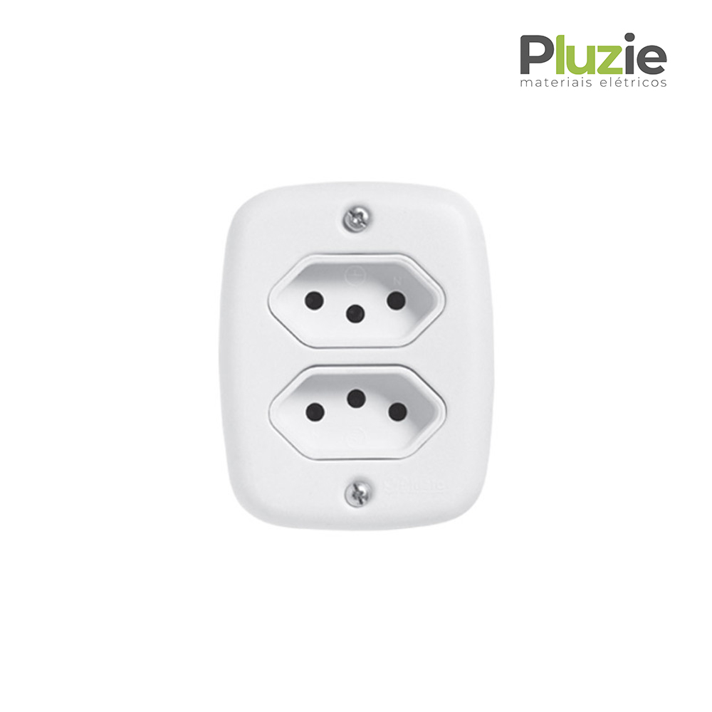 PLUZIE SIST-X 2 TOM 2P+T 10A 250V