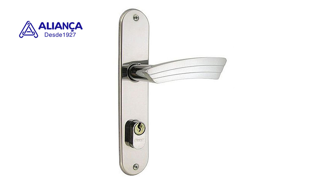 FECHADURA ALIANCA POP EXTERNA 2600/90 INOX