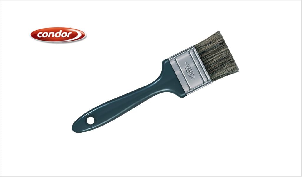 TRINCHA CONDOR 700E VERDE COM CERDA GRISALHA NATURAL 3”