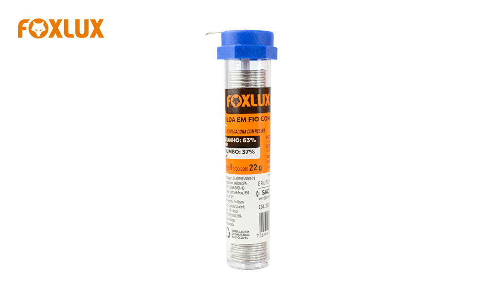 SOLDA FOXLUX TUBINHO C/25GR C/4MT