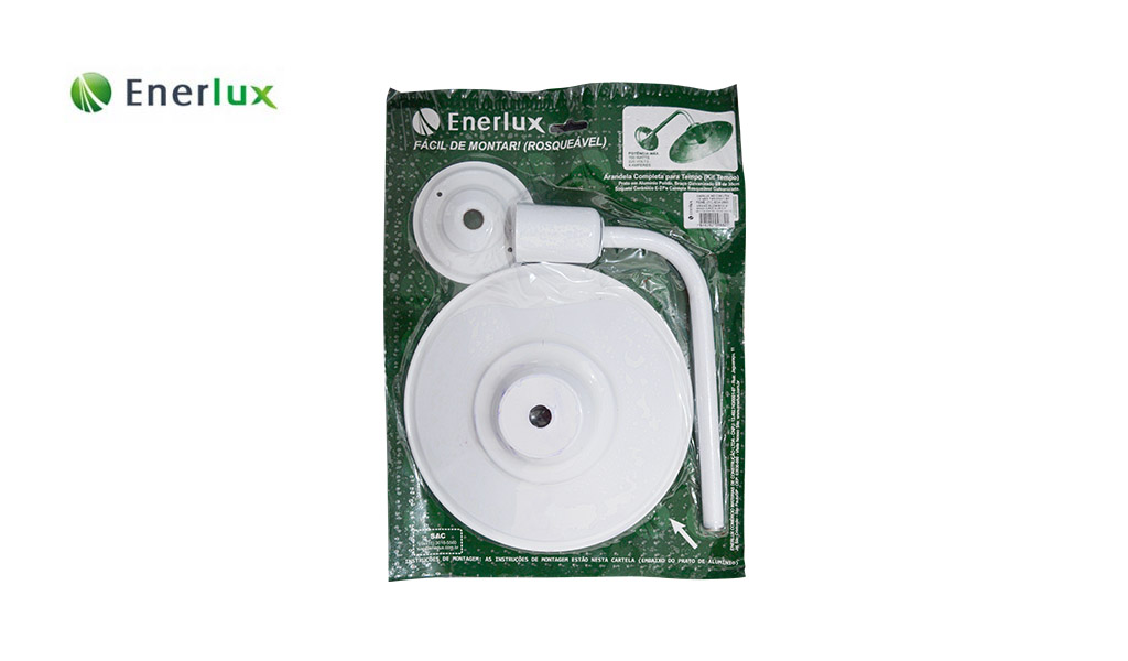 ARANDELA ENERLUX/THOR C/BRACO 10” BR