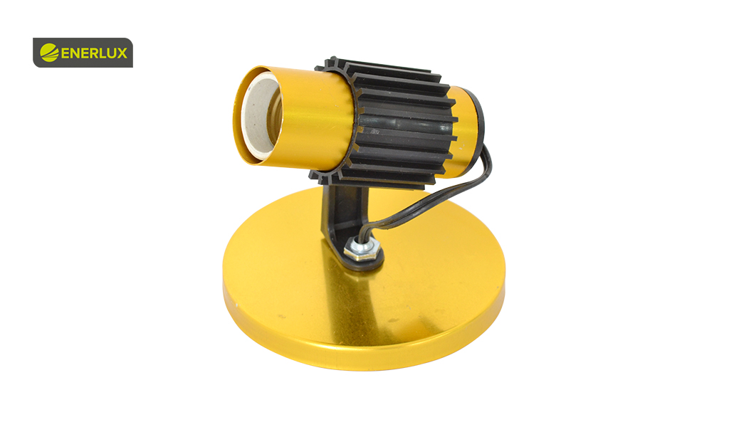 SPOT THOR ALETADO ALUM 1 BICO DOURADO