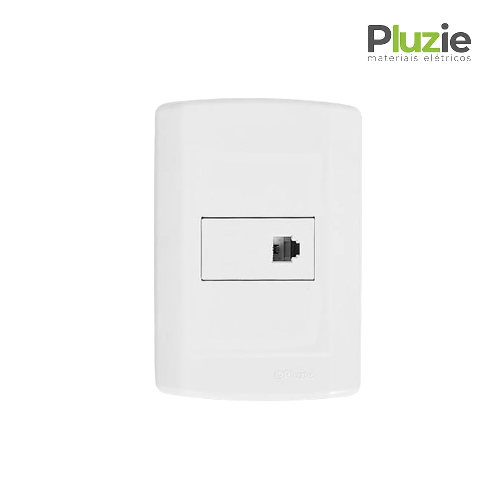PLUZIE MODULAR 1 TOM P/TELEF RJ11 2VIAS