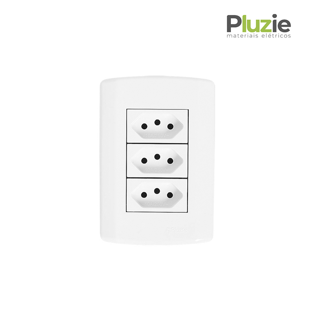 PLUZIE MODULAR 3 TOM 2P+T 10A