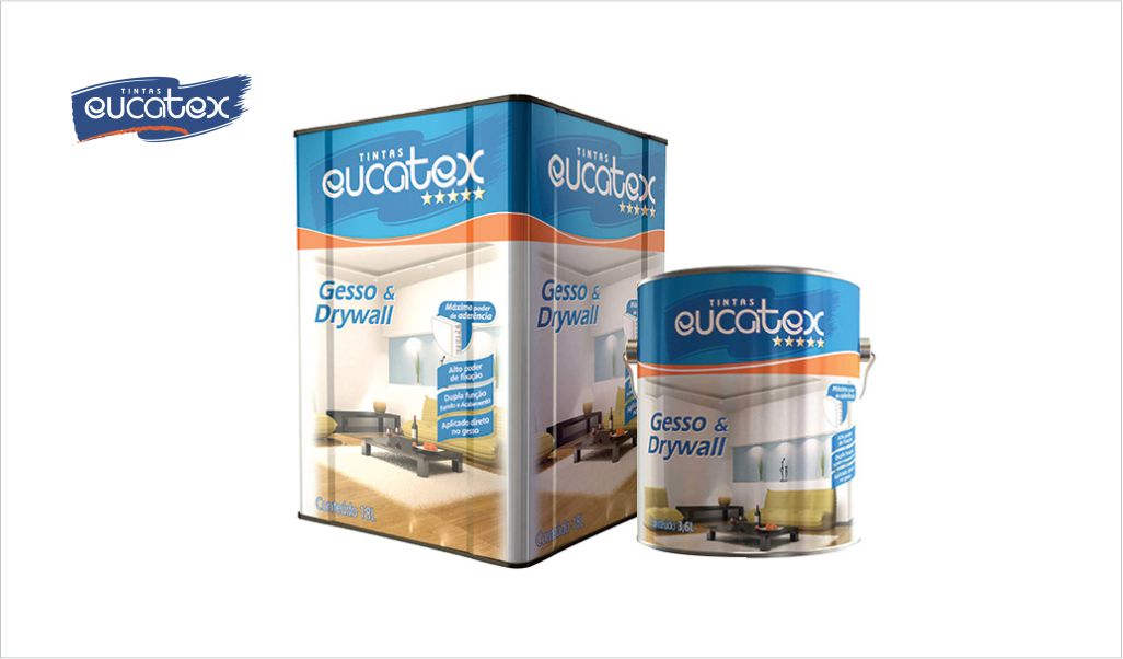 TINTA EUCATEX P/GESSO & DRYWALL GL 3,6L
