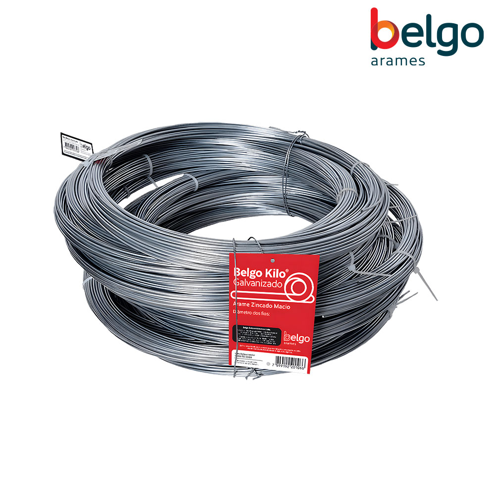 ARAME BELGO MACIO (BWG 22) 0,71MM GALV